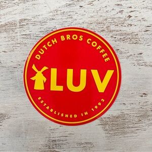 Dutch Bros Luv Sticker